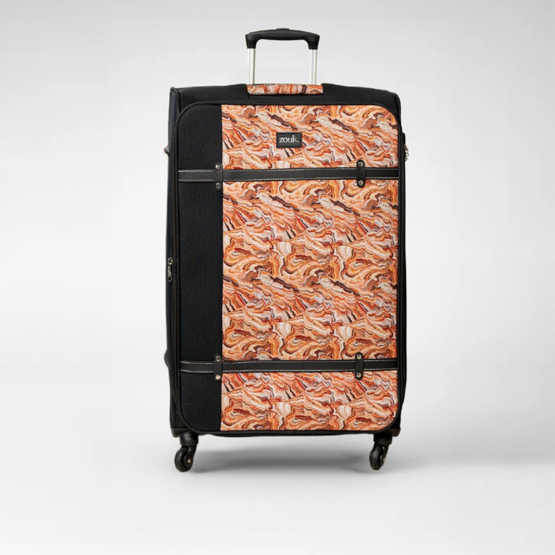 Nicobar Coral Saira Trolley Bag – Black (Medium)