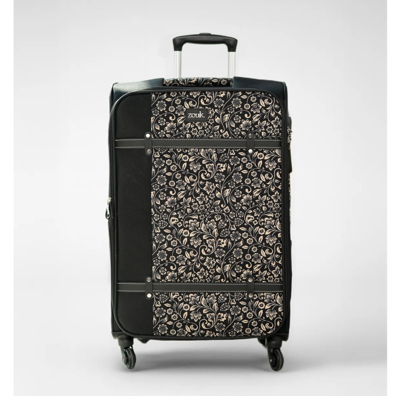 FloMotif Saira Trolley Bag – Black (Medium)