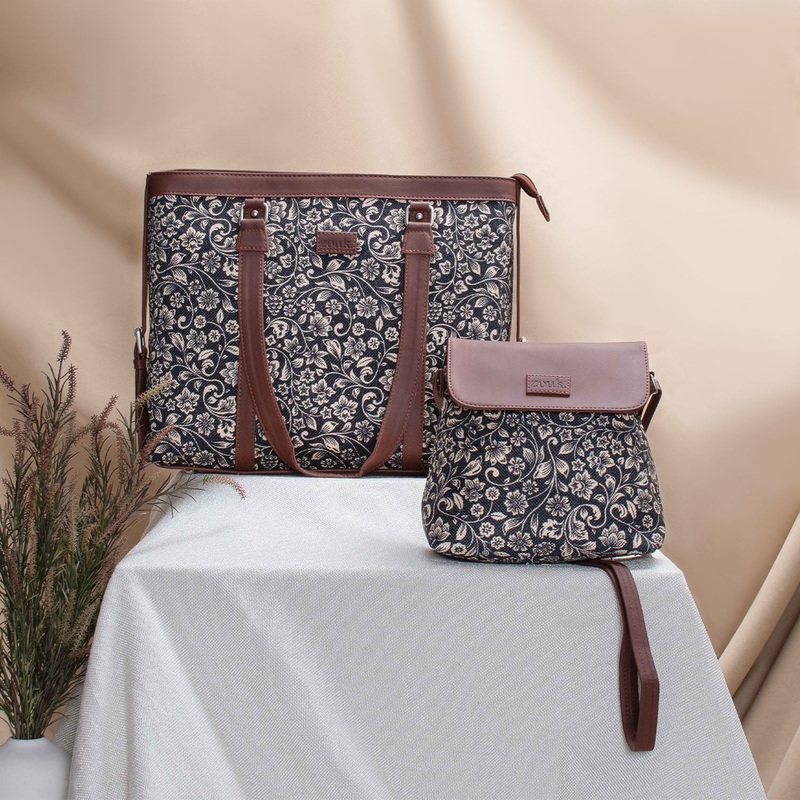 FloMotif – Women’s Office Bag & Flap Sling Bag Combo