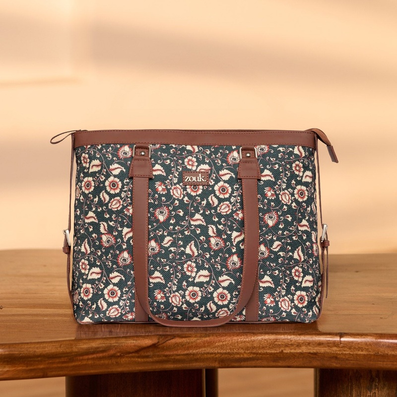 Chittoor Blue Kalamkari Women’s Office Bag