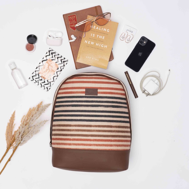 Qutub Stripes Dome Daypack