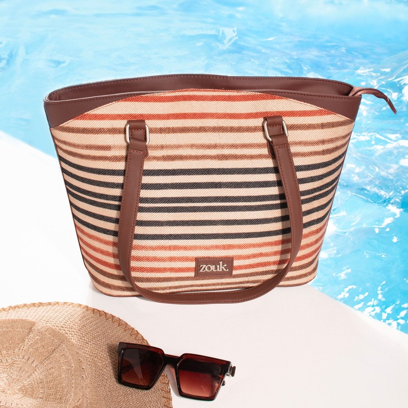 Qutub Stripes Classic Travel Tote