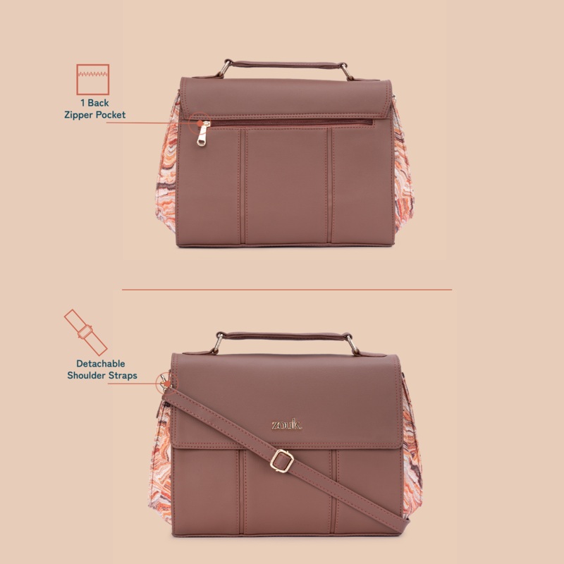 Rhea Kapoor Satchel Bag – Nicobar Coral