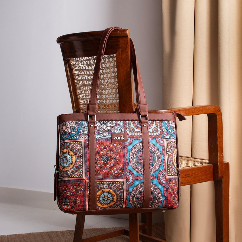 Multicolor Mandala Print Women’s Office Bag