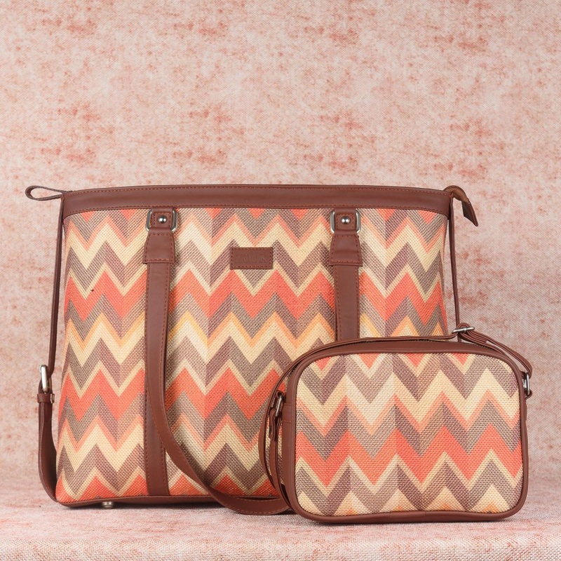 Tidal Wave – Women’s Office Bag & Sling Bag Combo