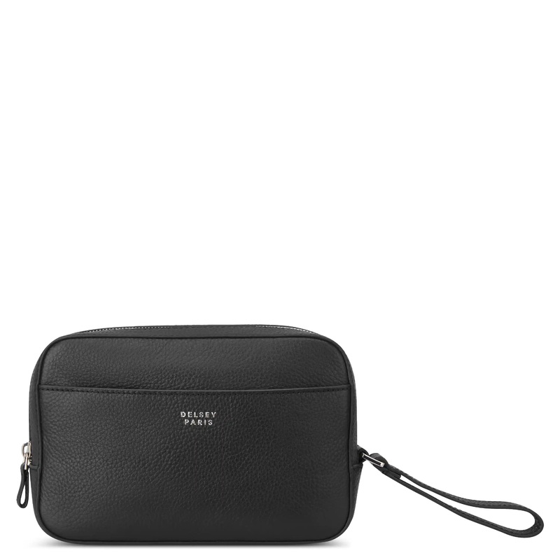 THE LEATHER COLLECTION – Toiletry Bag Black
