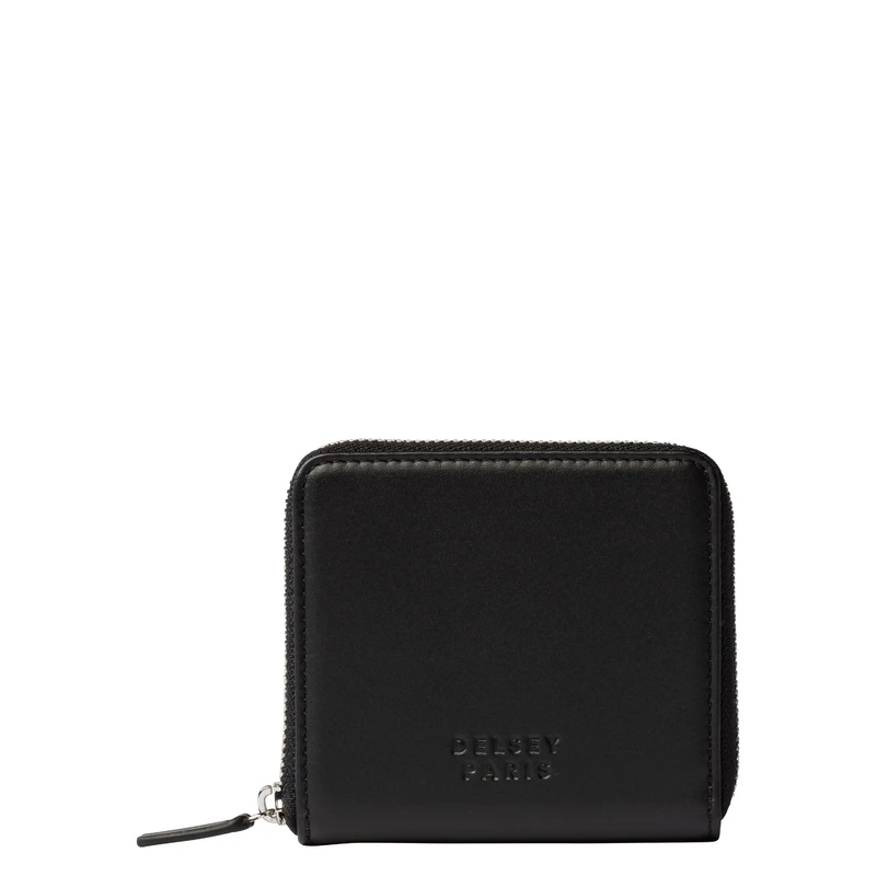 THE LEATHER COLLECTION – Zippered Wallet Black