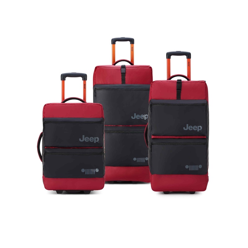 JS006B – 3-Piece Duffel Bag Set Tomato Red