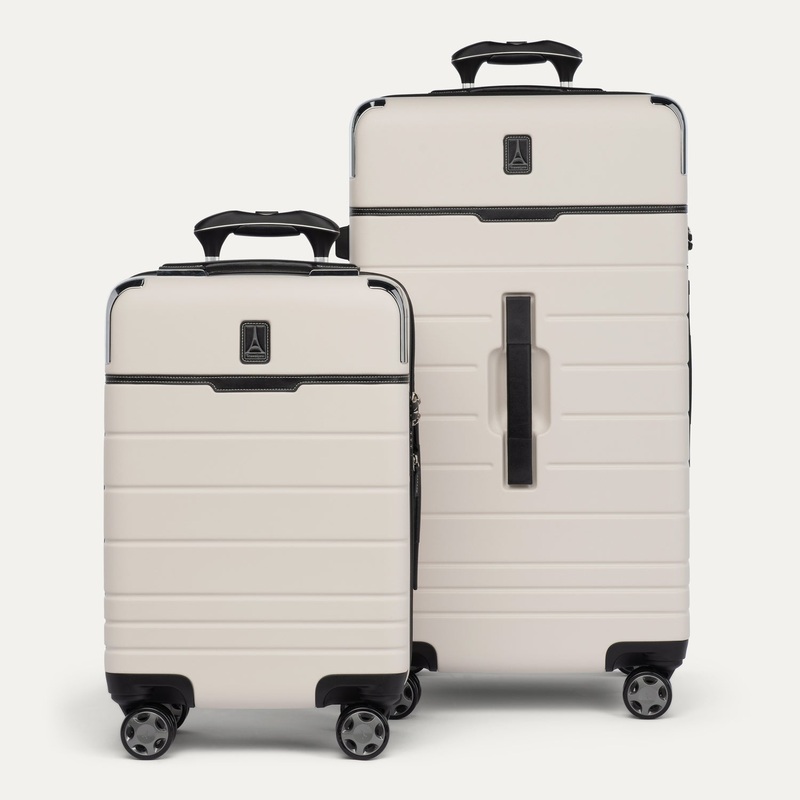 Travelpro x Travel + Leisure Compact Carry-On / Large Check-In Trunk Set WHITE SAND
