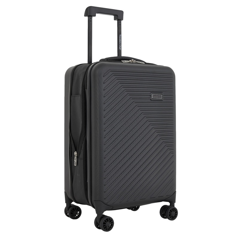 Travelers Club Slimfold Expandables 22″ Carry-On Luggage Black