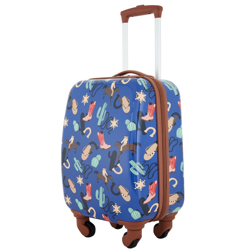 Wrangler 2-Piece Rolling Luggage Set Rodeo