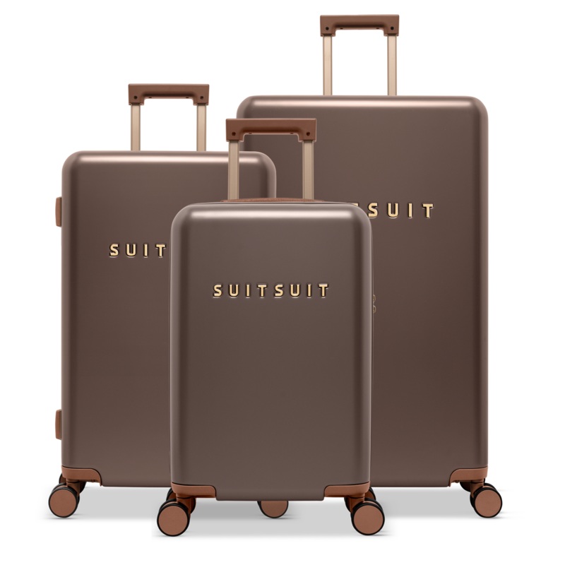 Fab Seventies Special Edition – Chocolate Brown – Trio Set (55/66/76 cm)