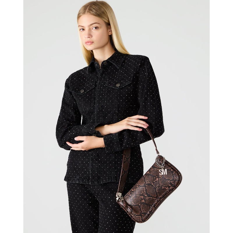 ANGEL BAG BROWN SNAKE BROWN SNAKE