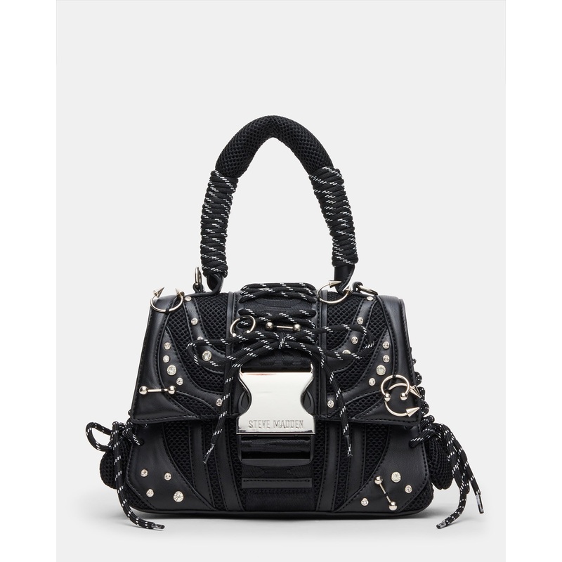 DIEGO BAG BLACK/SILVER PIERCING BLACK SILVER