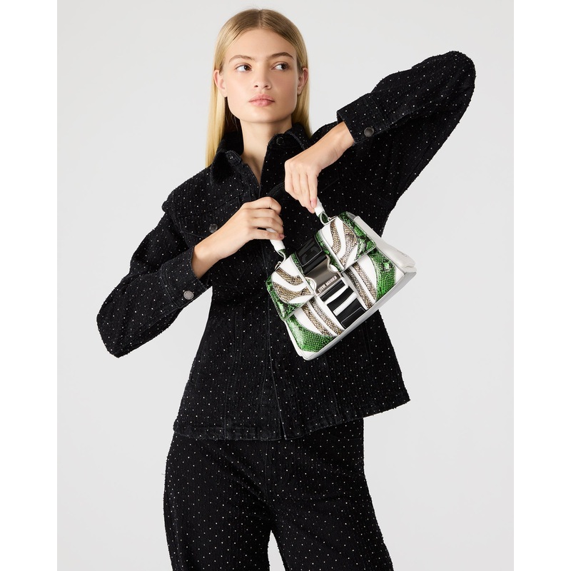 DIEGO BAG GREEN METALLIC GREEN METALLIC