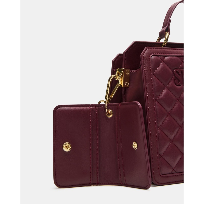 EVELYN BAG BLOODSTONE QUILTED BLOODSTONE