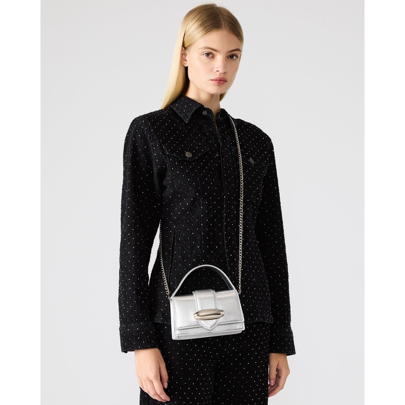 MISHELL BAG SILVER DISCO SILVER DISCO