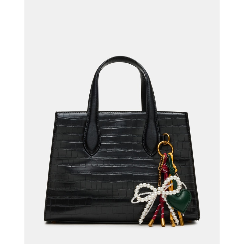 CALLEB BAG BLACK CROCODILE BLACK CROCODILE
