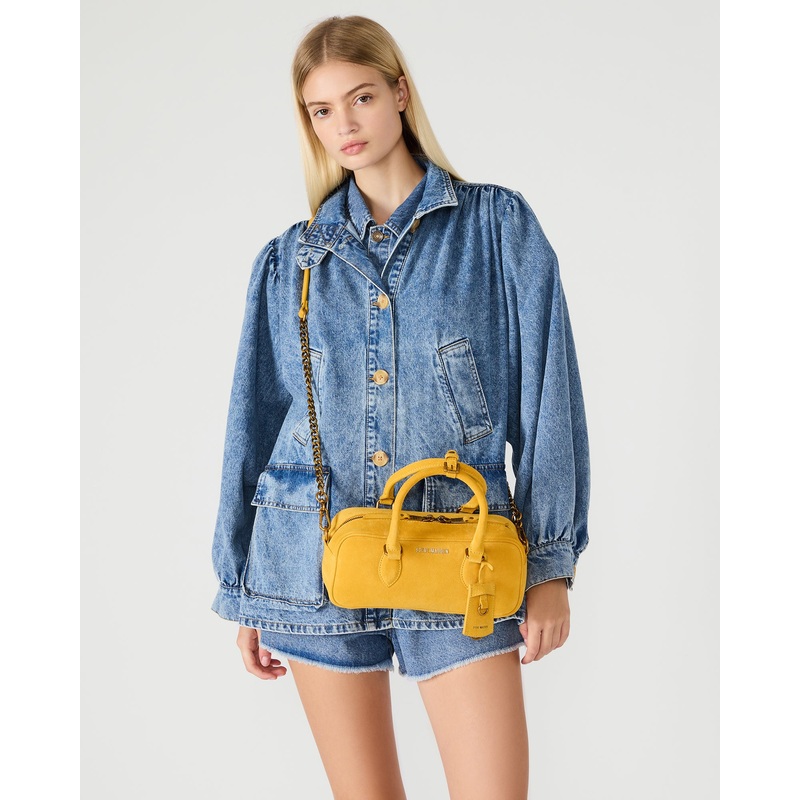 MERIT BAG MUSTARD SUEDE MUSTARD SUEDE