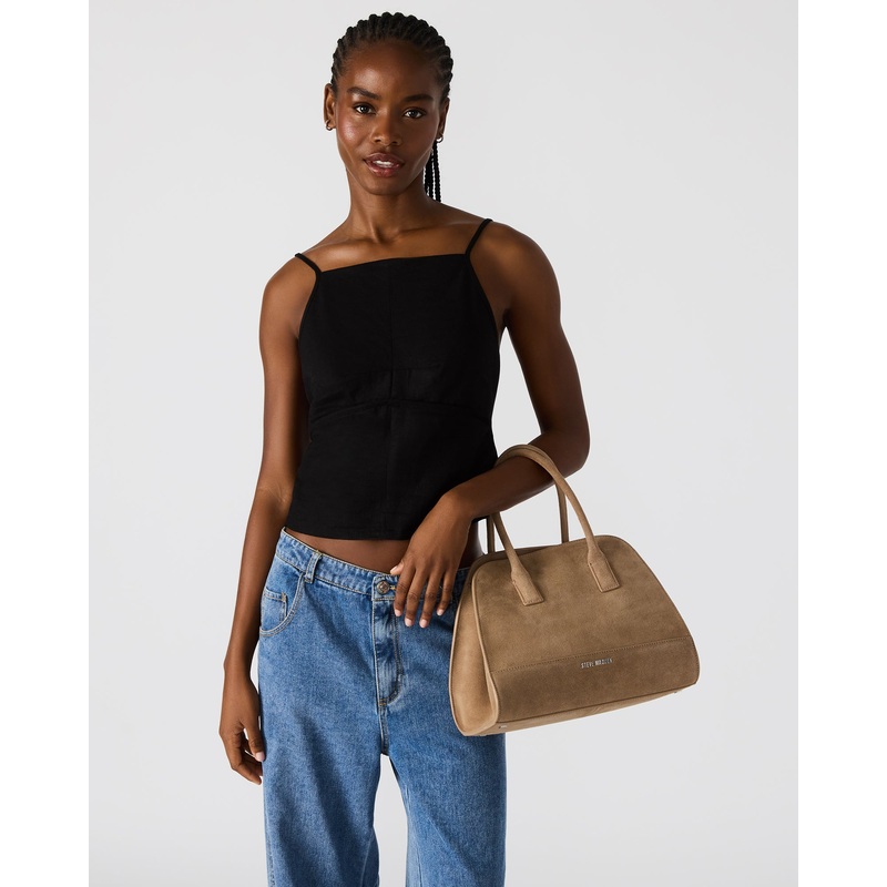 HADLEE BAG TAUPE SUEDE TAUPE SUEDE