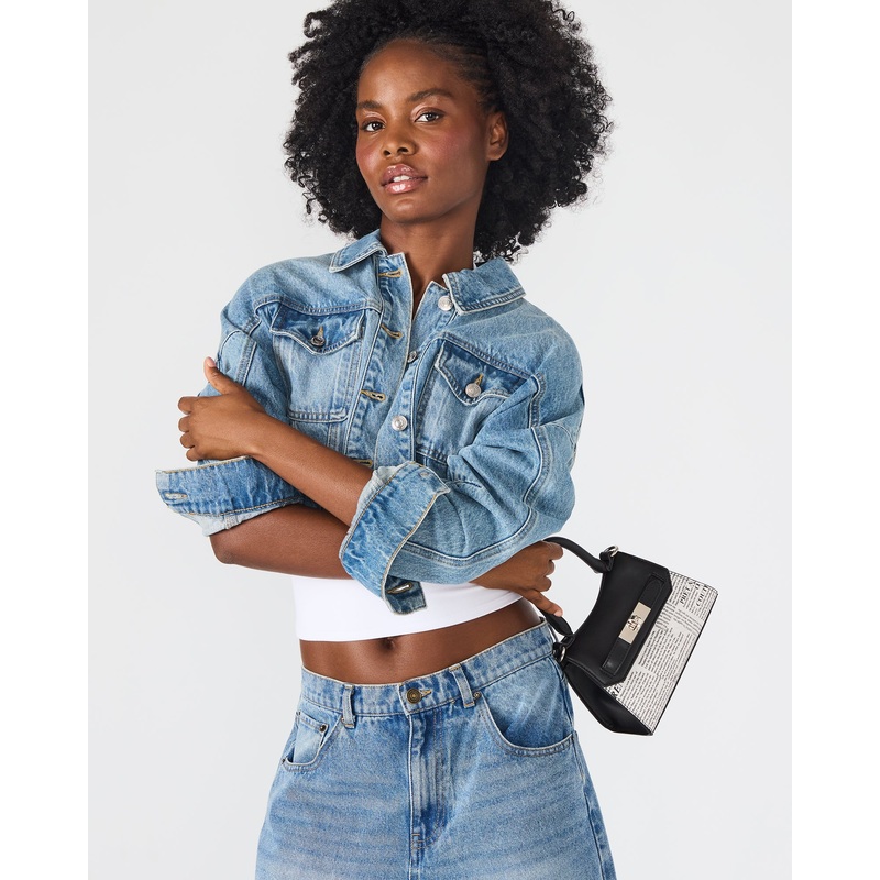 MADLYN BAG BLACK/WHITE BLACK WHITE