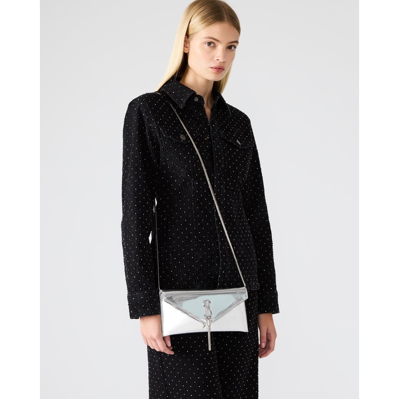 MORGANA BAG SILVER PATENT SILVER PATENT