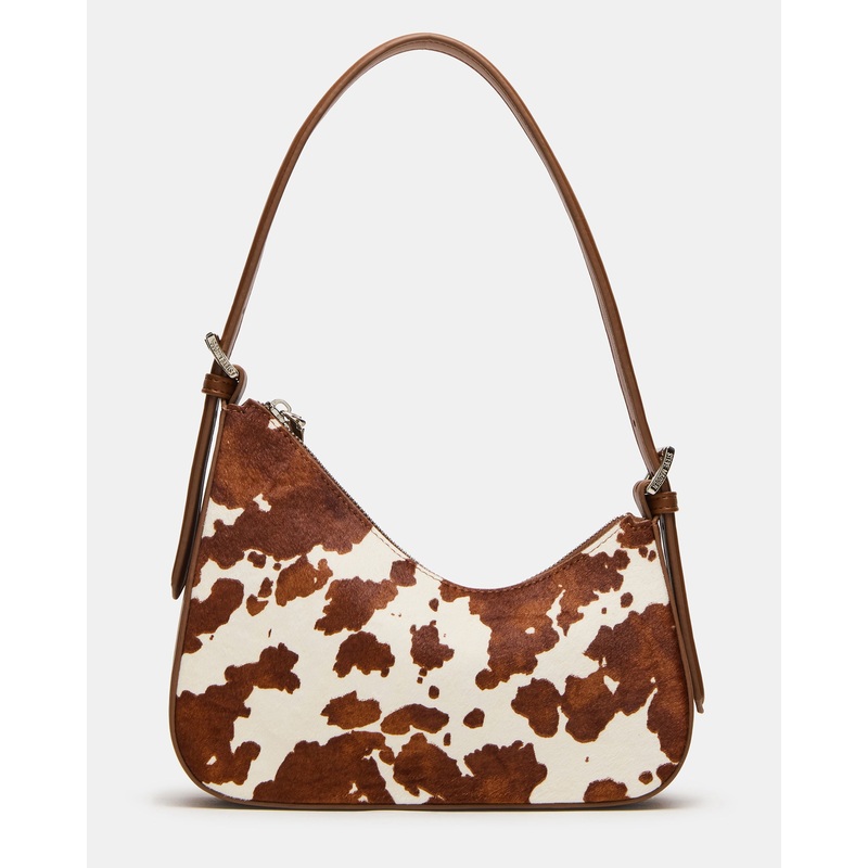 SMITH BAG BROWN COW PRINT BROWN MULTI