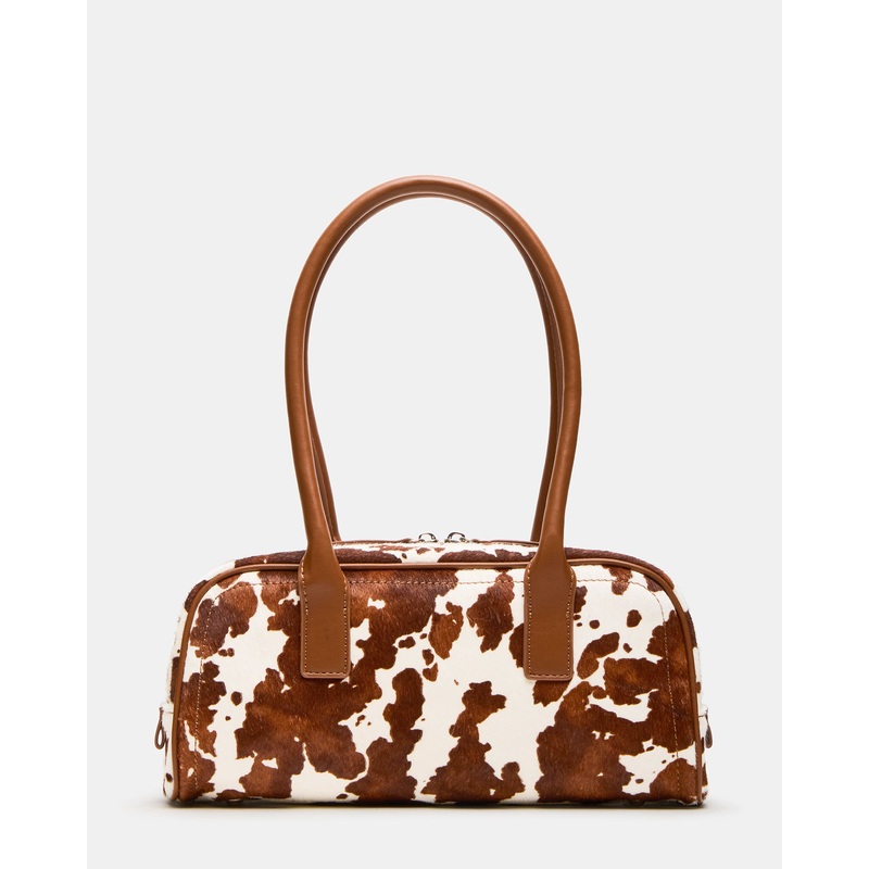 ANISE BAG BROWN COW PRINT BROWN MULTI