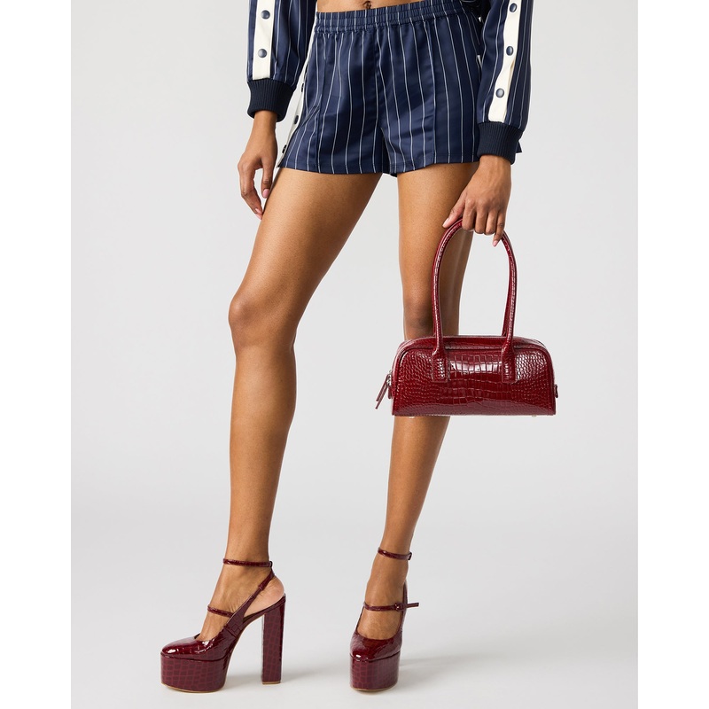 ANISE BAG RED CROCODILE RED CROCODILE