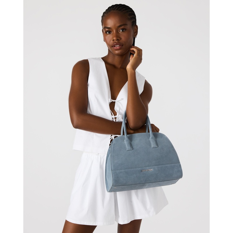 HADLEE BAG BABY BLUE SUEDE BABY BLUE SUEDE