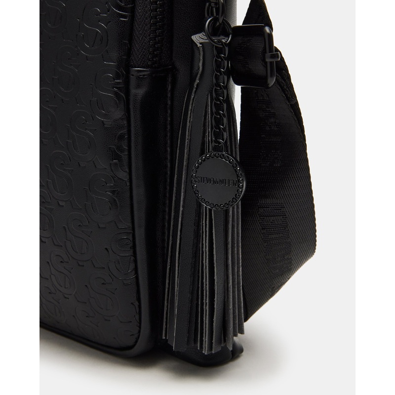 GLAM BAG BLACK LOGO BLACK