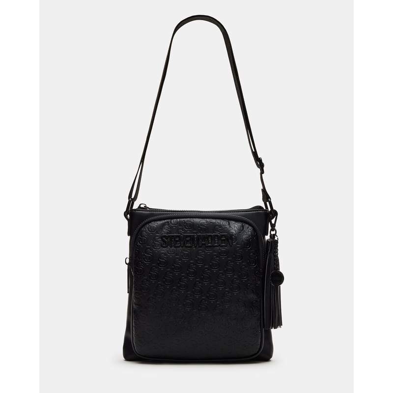 GLAM BAG BLACK LOGO BLACK