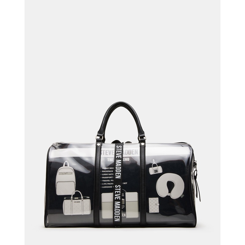 7 PIECE DUFFEL GIFT SET BLACK BLACK