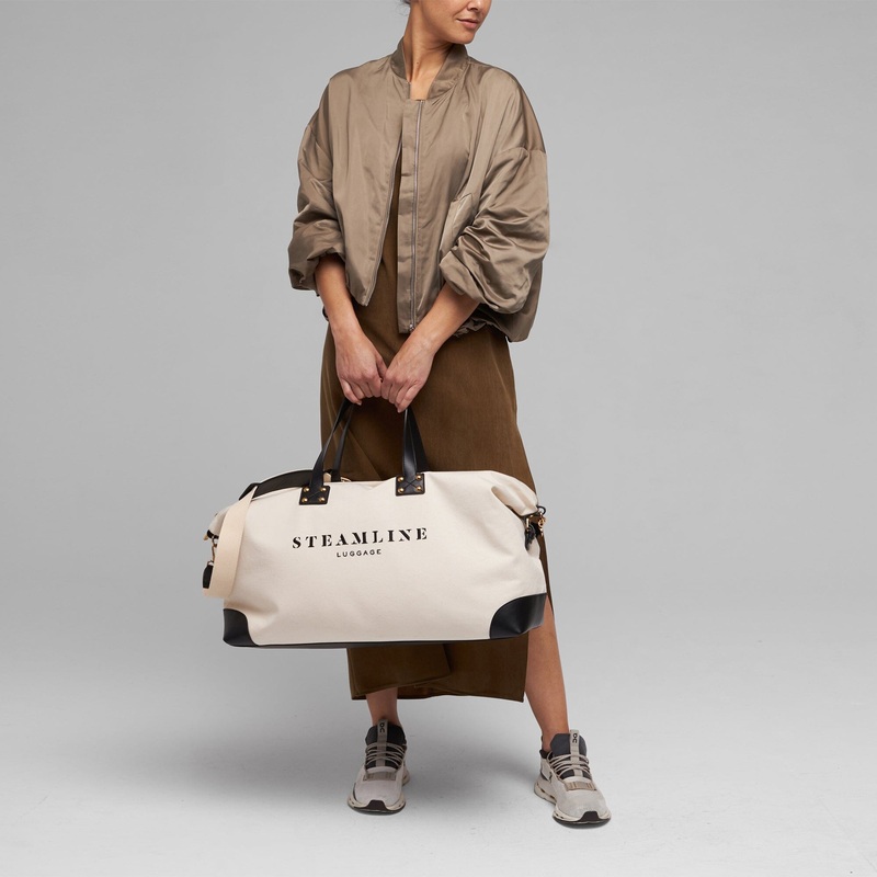 The Navigator – Black Weekender Duffle Bag