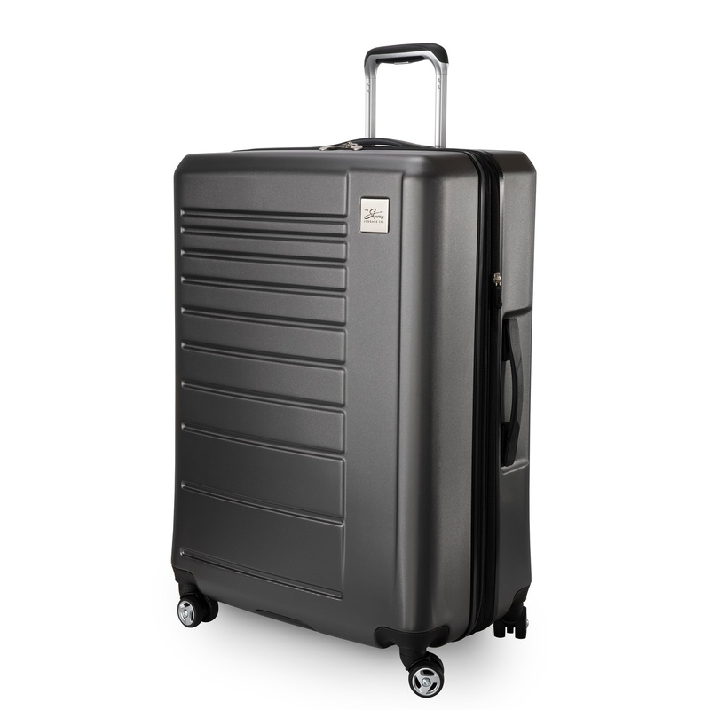 Bayside Hardside Large Check-in Expandable Spinner Gunmental