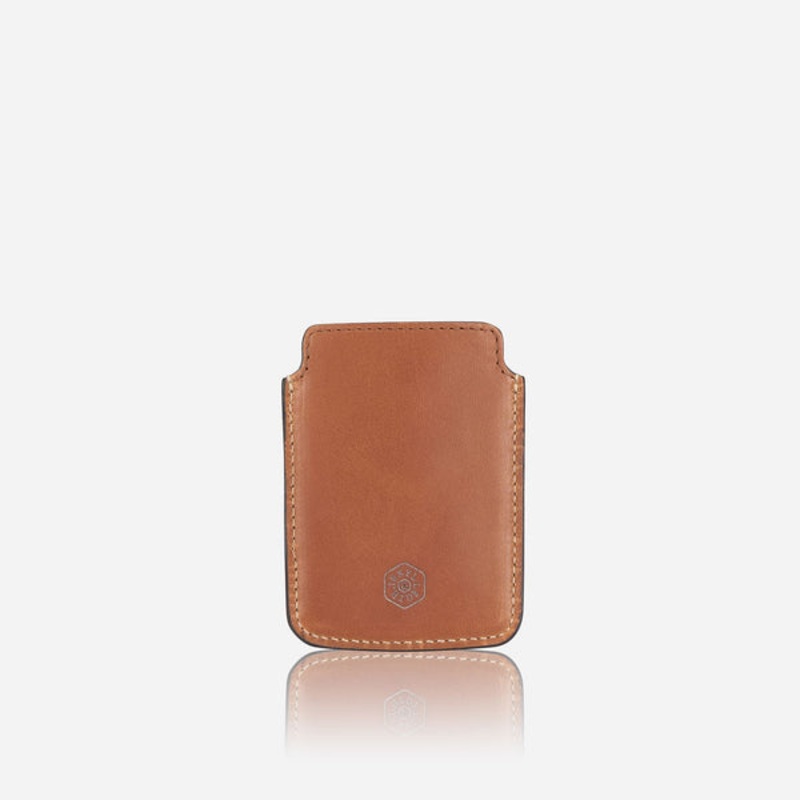 COMPACT CARD HOLDER, TAN
