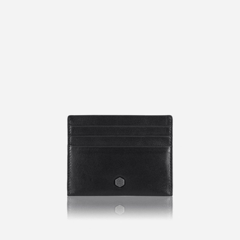 SLIM CARD HOLDER, SOFT BLACK