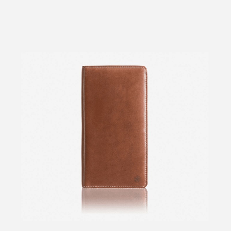 LARGE ZIP-AROUND TRAVEL AND PASSPORT ORGANISER Clay