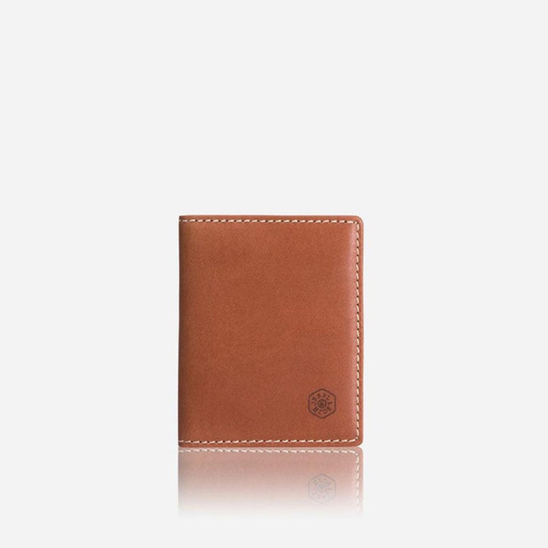 SLIM BIFOLD CARD HOLDER, TAN