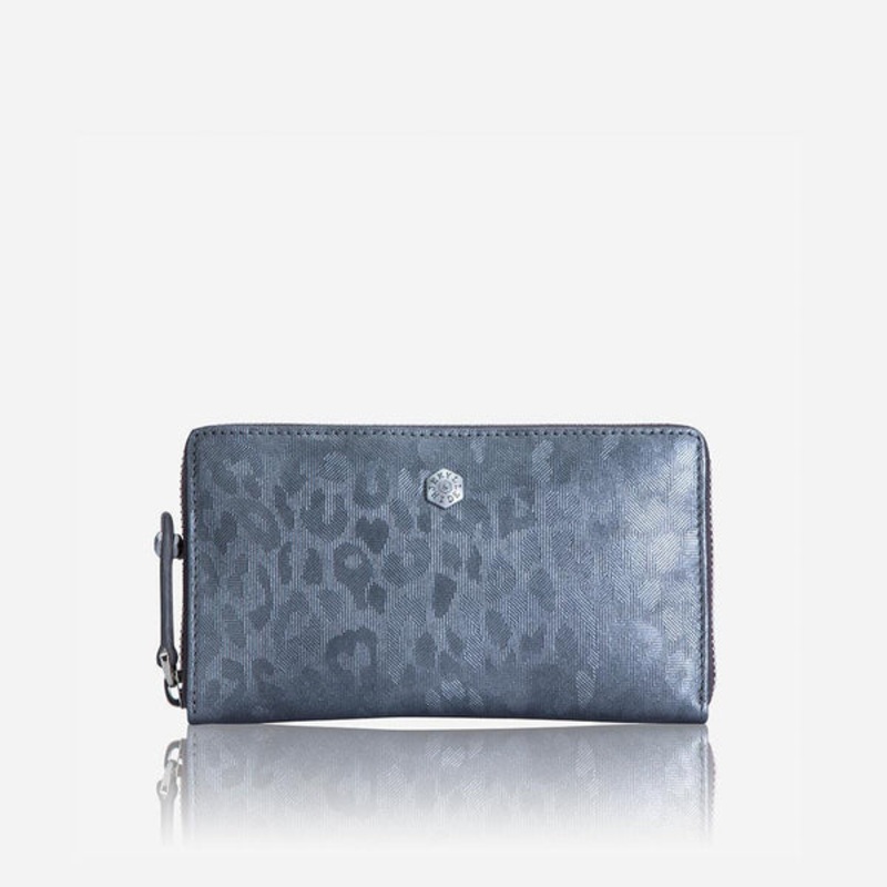 ZIP AROUND PURSE, SHIMMER