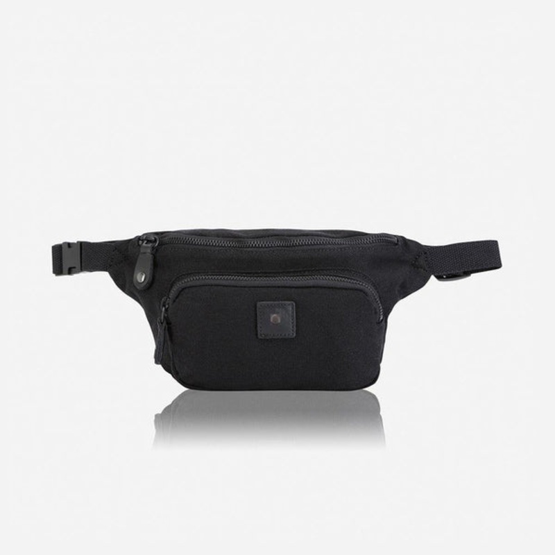 CASUAL WAIST BAG, BLACK