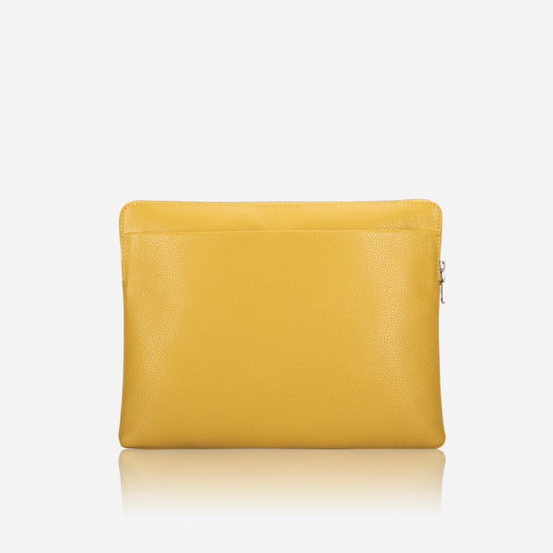 ZIP AROUND LAPTOP FOLDER, FRESH LEMON