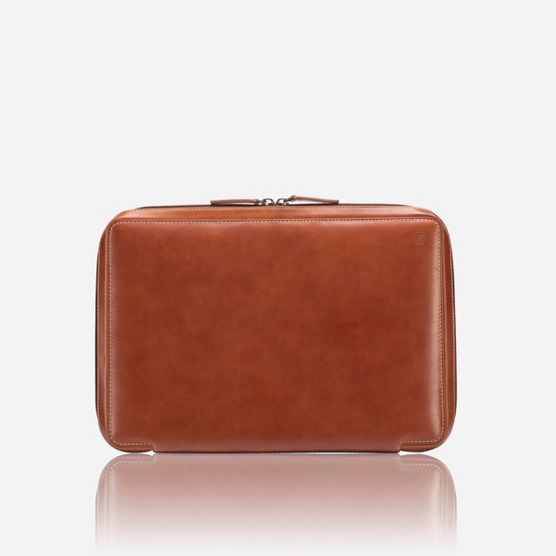 A4 ZIP AROUND FOLDER, CLAY