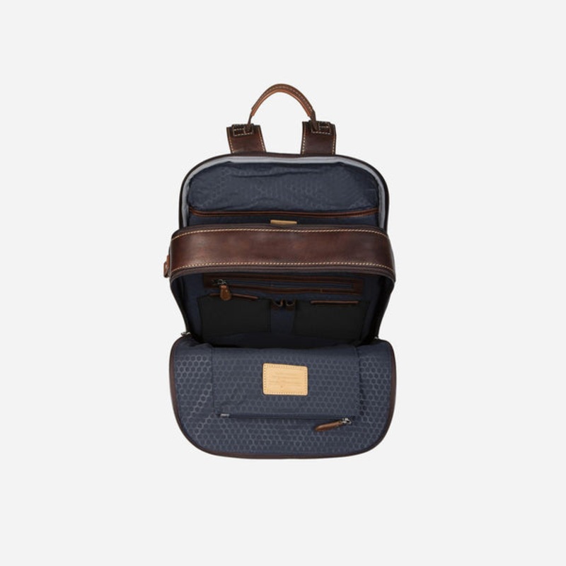 DOUBLE COMPARTMENT BACKPACK 41CM, TWO TONE