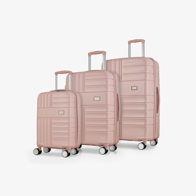 Aspen Set of 3 Suitcases Pink