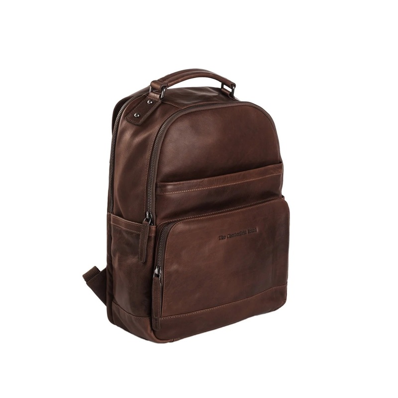 Austin Leather Backpack Black