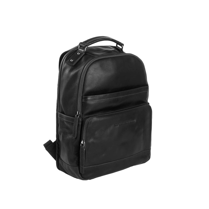 Austin Leather Backpack Black