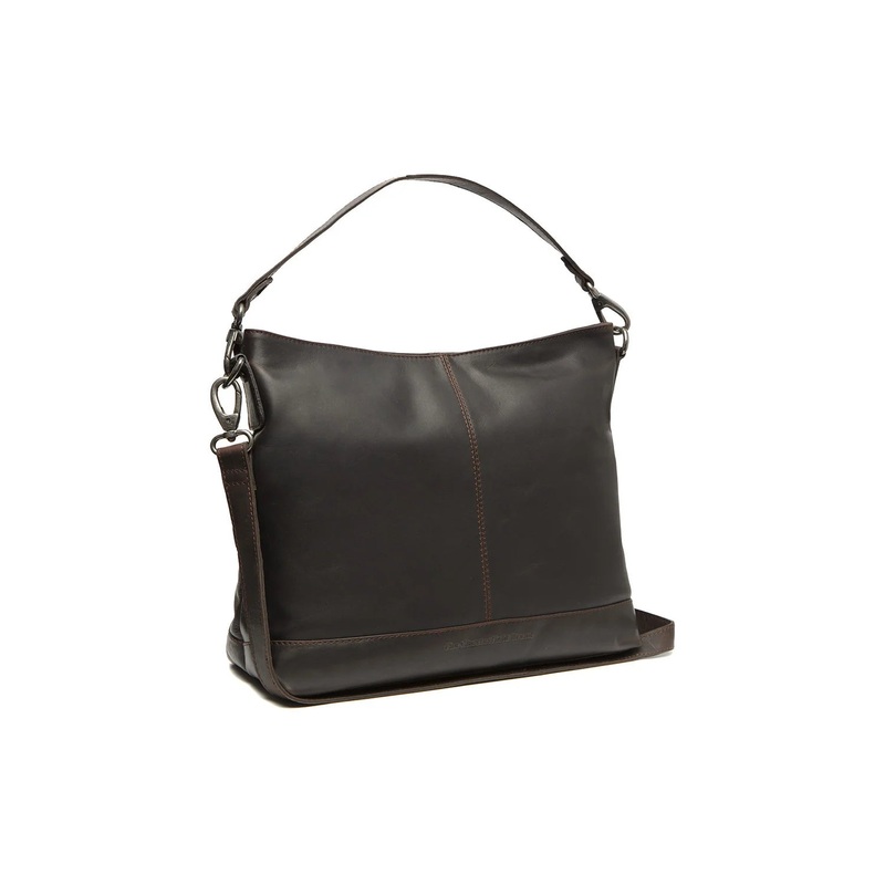Amelia Leather Shoulder Bag Chesterfield Black