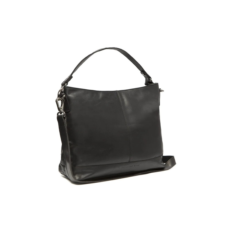 Amelia Leather Shoulder Bag Chesterfield Black