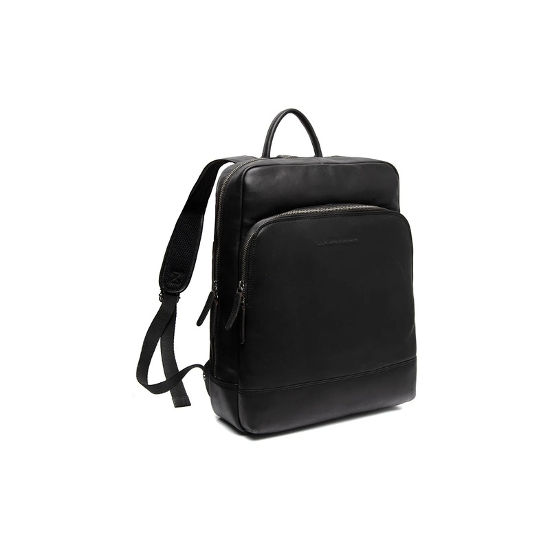 Nicola Leather Backpack Chesterfield Black